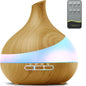 500ML Essential Oil Diffuser: Aroma Diffuser with Remote Control for Hotel Spa Yoga Room - Humidifiers for Bedroom with 14 Colors LED Night Light for Kids/Women Home Relaxation