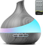 500ML Essential Oil Diffuser: Aroma Diffuser with Remote Control for Hotel Spa Yoga Room - Humidifiers for Bedroom with 14 Colors LED Night Light for Kids/Women Home Relaxation